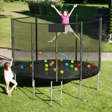 Trampoline rand - robuust PVC en PE - zwart 244 cm