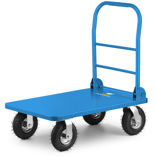 TRANSPORTWAGEN - 500kg Maximale Belasting - Blauw