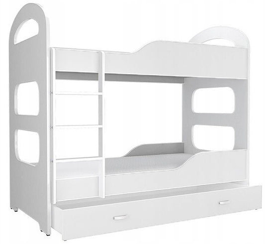 STAPELBED - Inclusief Matras en Opberglade - 160x80cm