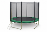 Trampoline - veiligheidsnet & ladder - groen/zwart 305 cm