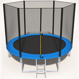 TRAMPOLINE - veiligheidsnet-ladder-100 kg - blauw-305 cm