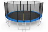 TRAMPOLINE - 490 cm Diameter - Blauw/Zwart