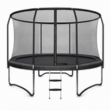 Trampoline - Veiligheidsnet en Ladder - Zwart - 244 cm