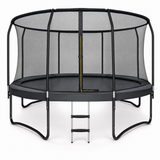 TRAMPOLINE - Veiligheidsnet-Ladder-Max 150kg - Zwart-305cm