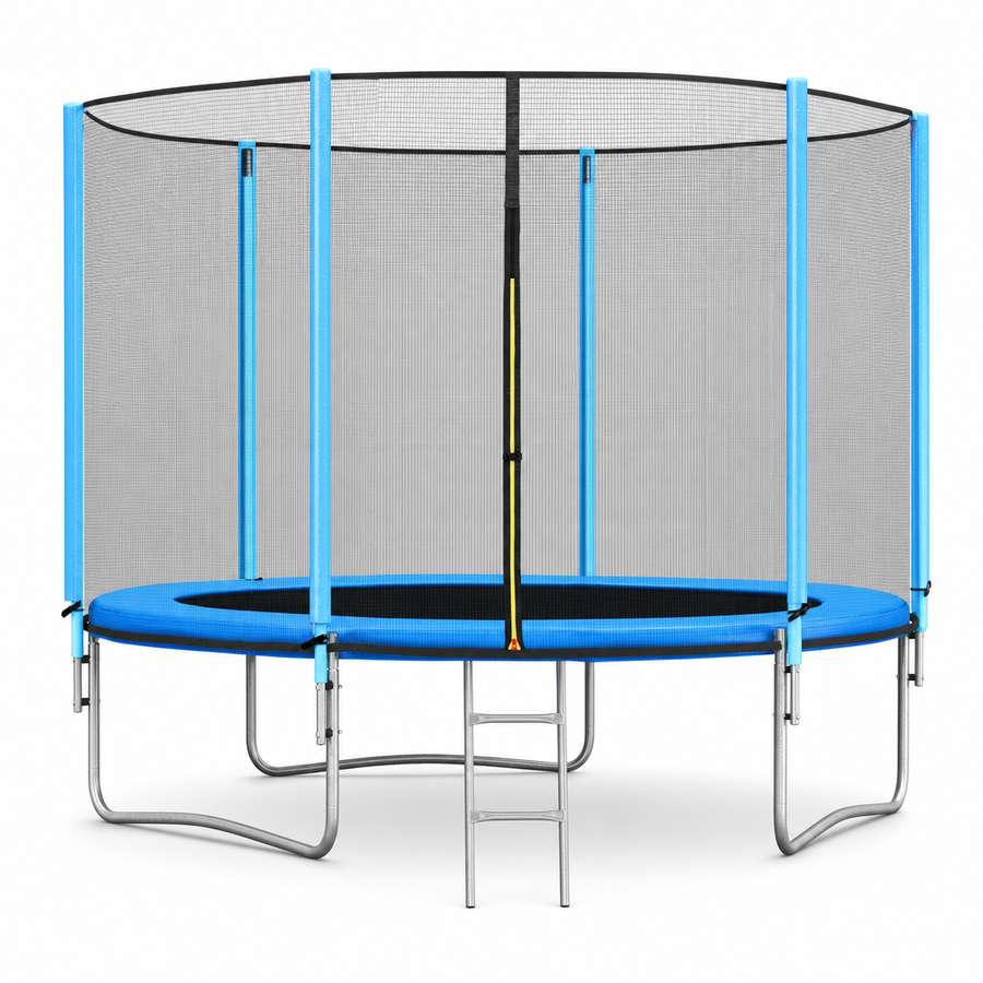 TRAMPOLINE - 244 cm met veiligheidsnet & ladder - Blauw