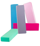 Jenga foam blokken - 15 elementen - blauw/groen/paars/roze/fuchsia