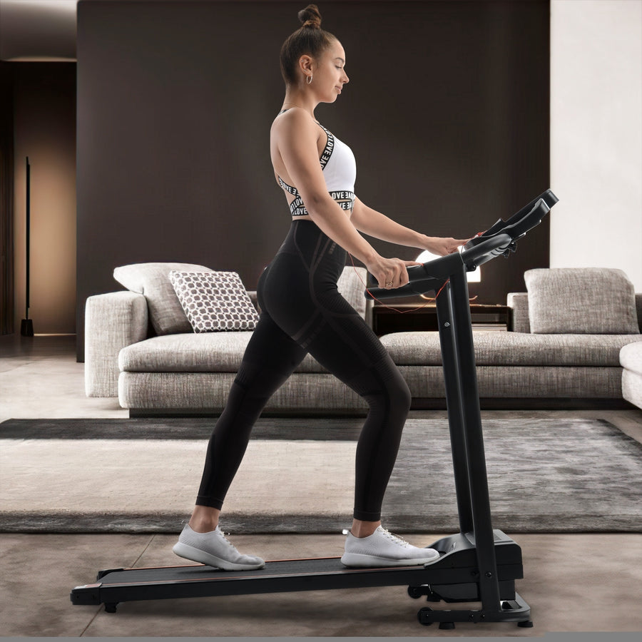 Loopband - 2 pk Motor, 12 km/u, Opvouwbaar, LCD-scherm - 35x100 cm