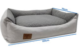 Hondenmand - wasbare hoes - waterdicht - antislip - lichtgrijs - 100x70 cm