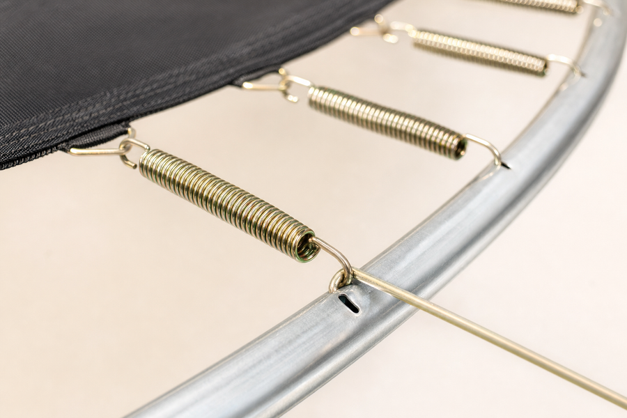 TRAMPOLINE - Veiligheidsnet & Ladder - 374 cm Blauw