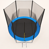 TRAMPOLINE - veiligheidsnet-ladder-100 kg - blauw-305 cm