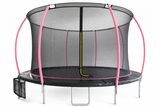 TRAMPOLINE - 244 cm - met veiligheidsnet - max 100 kg - zwart