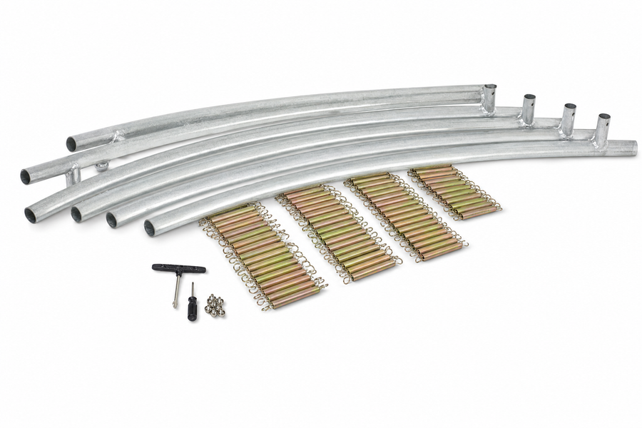 TRAMPOLINE - Veiligheidsnet-Ladder-110kg - Groen-244cm