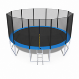 TRAMPOLINE - 490 cm Diameter - Blauw/Zwart