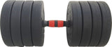 Halterset - 50kg Verstelbaar - Zwart/Rood