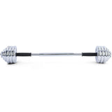 Dumbellset - 30 kg Chroom Gietijzer - Chroom