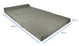 LOGEERMATRAS - Opvouwbaar en Comfortabel - 200x120x10 cm