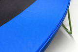 Trampoline - veiligheidsnet & ladder - 244 cm blauw/zwart