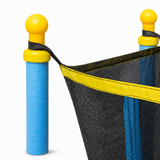 TRAMPOLINE - Veiligheidsnet - Ø 140 cm - Blauw/Geel