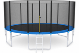 TRAMPOLINE - 490 cm Diameter - Blauw/Zwart