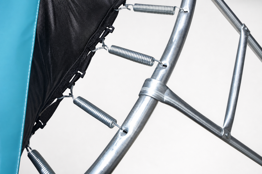 Trampoline - 305 cm Veiligheidsnet Ladder - Blauw