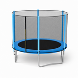 TRAMPOLINE - 244 cm met veiligheidsnet & ladder - Blauw