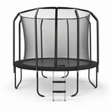 TRAMPOLINE - Veiligheidsnet-Ladder-Max 150kg - Zwart-305cm