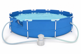 Opzetzwembad - 6125L 1136L/h Pomp 3-laags PVC - Blauw 366x76 cm