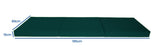 logeermatras - opvouwbaar met draagtas - groen/195x80 cm