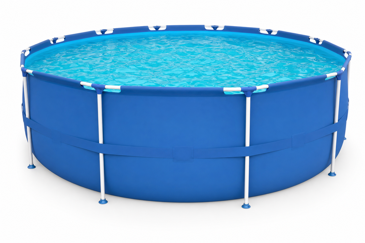 Opzetzwembad - 6125L 1136L/h Pomp 3-laags PVC - Blauw 366x76 cm