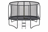 TRAMPOLINE - Veiligheidsnet-Ladder-Max 150kg - Zwart-305cm