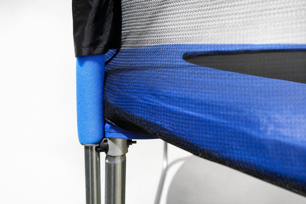 Trampoline - 404 cm met veiligheidsnet en ladder - blauw