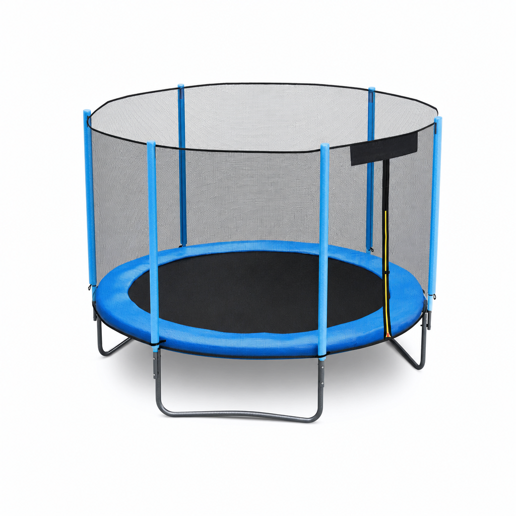 TRAMPOLINE - 244 cm met veiligheidsnet & ladder - Blauw
