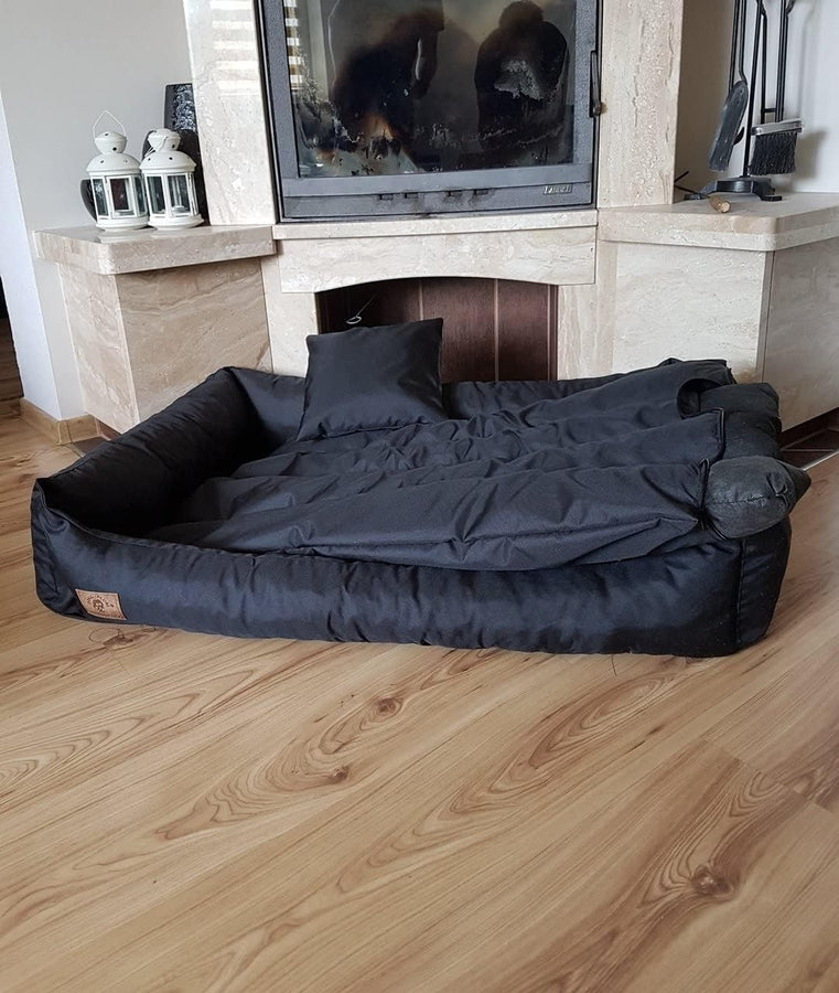 Hondenbed - waterdicht, wasbaar, krasvrij - 90x60 cm zwart
