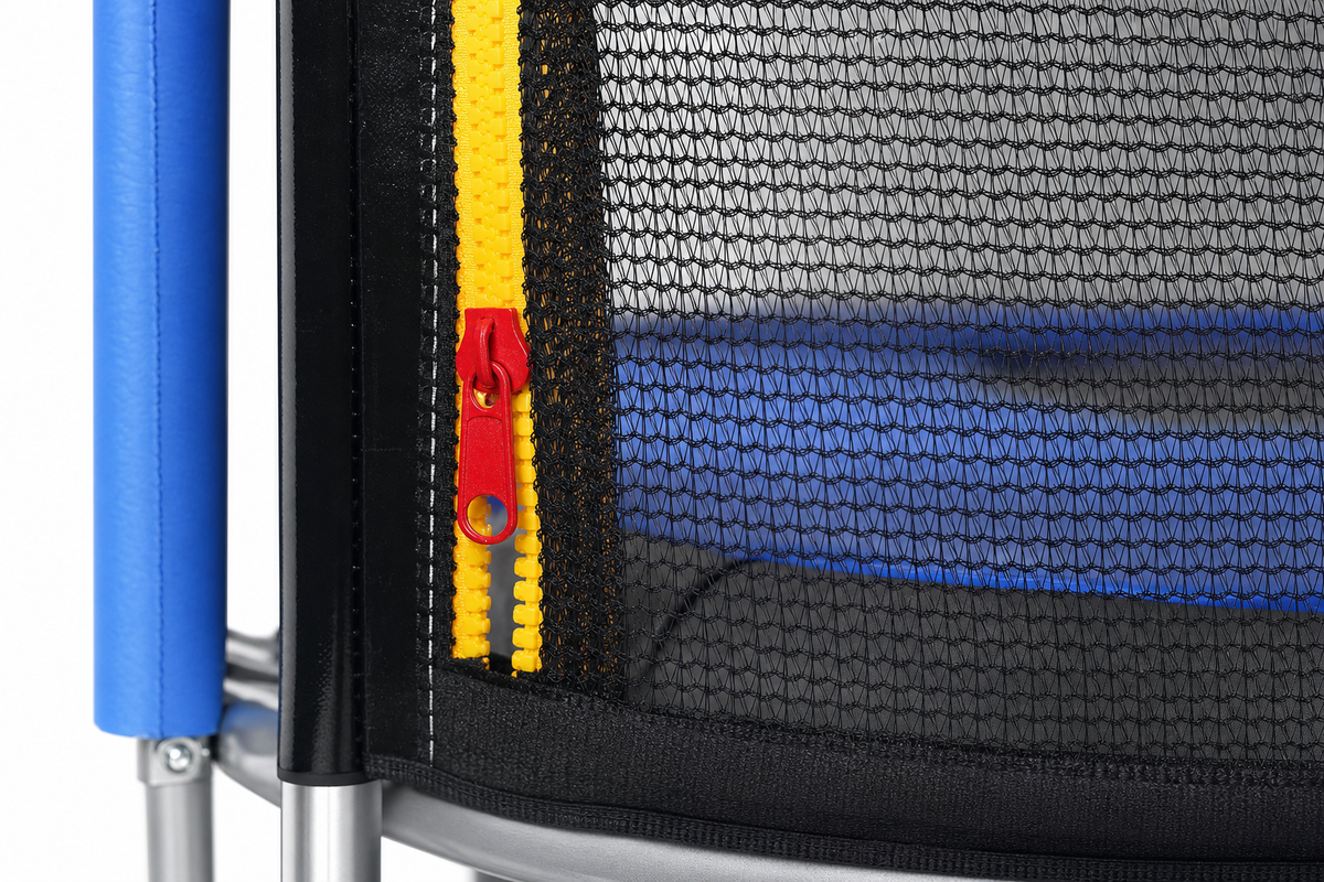 TRAMPOLINE - veiligheidsnet en ladder - blauw - 465 cm