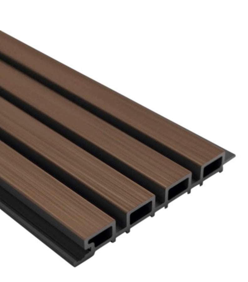 Gevelbekleding composiet Zwart/Smoked Eiken