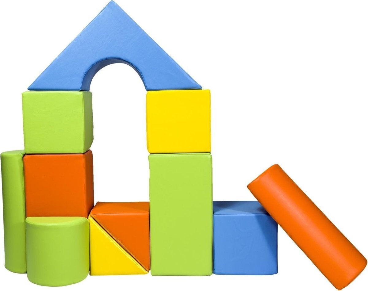 Foam Blokken Set - Veilig & Zacht, Hoge Elasticiteit - 11 Stuks