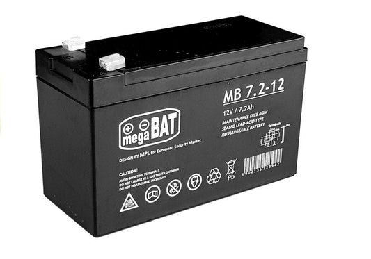 Accu - 12V 7.2Ah - 15x9x6 cm