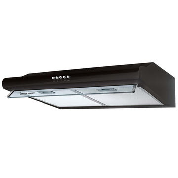 Afzuigkap - 3 snelheden - zwart/roestvrij staal - 60 cm
