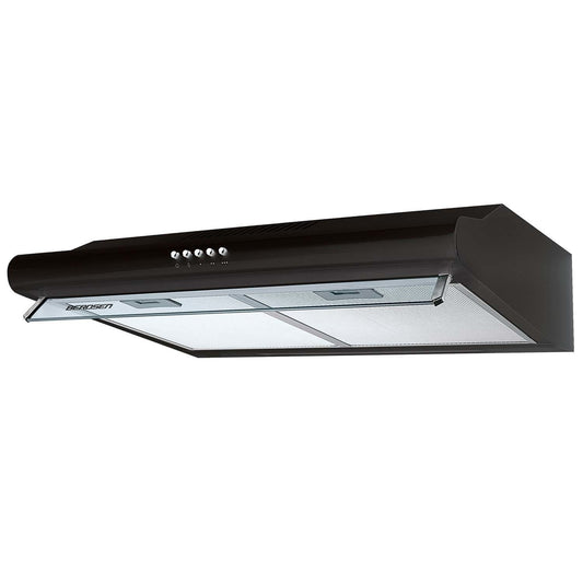 Afzuigkap - 3 snelheden - zwart/roestvrij staal - 60 cm