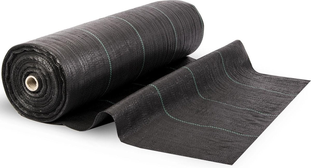 Anti-worteldoek - 100m UV-werend polypropyleen - Zwart