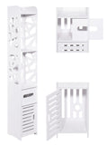 KAST - Semi-open - 5 planken - Wit - 120x20x20 cm