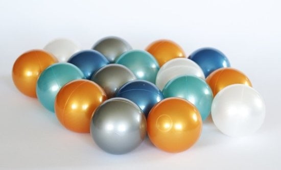 BALLENBAK BALLEN - 70mm Sterke Kwaliteit - Goud/Zilver/Transparant/Turkoois/Blauw