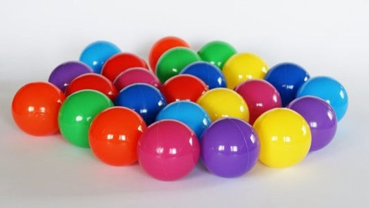 BALLENBAK BALLEN - 1000 Stuks 70mm - Rood Groen Paars Roze Geel Blauw