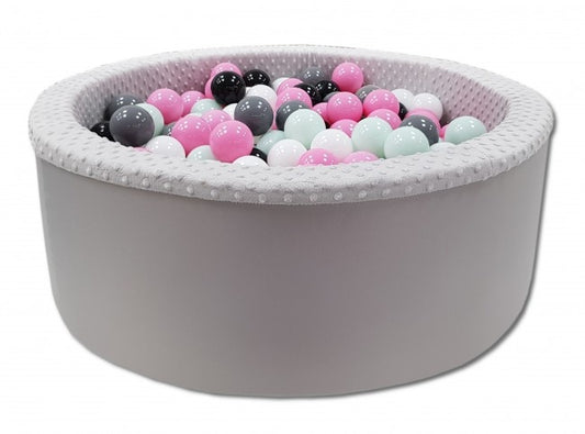 Ballenbak Foam 200 Ballen Waterdicht Wasbare Hoes Grijs 90cm