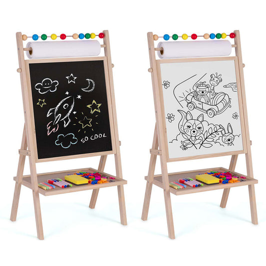 SCHRIJFBORD - Magnetisch & Krijt - 62x28x44 cm