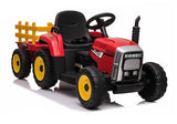 elektrisch bestuurbare tractor - 2x45W motoren - rood