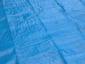 GRONDZEIL - PVC materiaal - Blauw - 335x335 cm