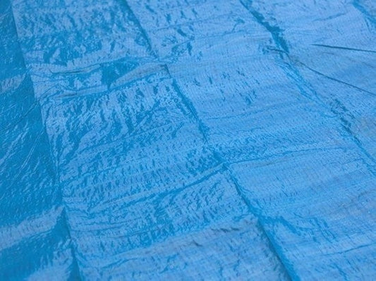 GRONDZEIL - PVC materiaal - Blauw - 335x335 cm