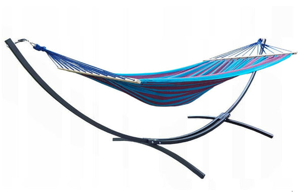 HANGMAT - Stalen Frame 220kg Weerbestendig - Zwart 220x160cm