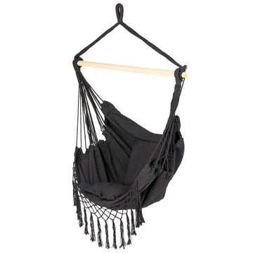 HANGSTOEL - Braziliaanse stijl - 130x96 cm - Zwart